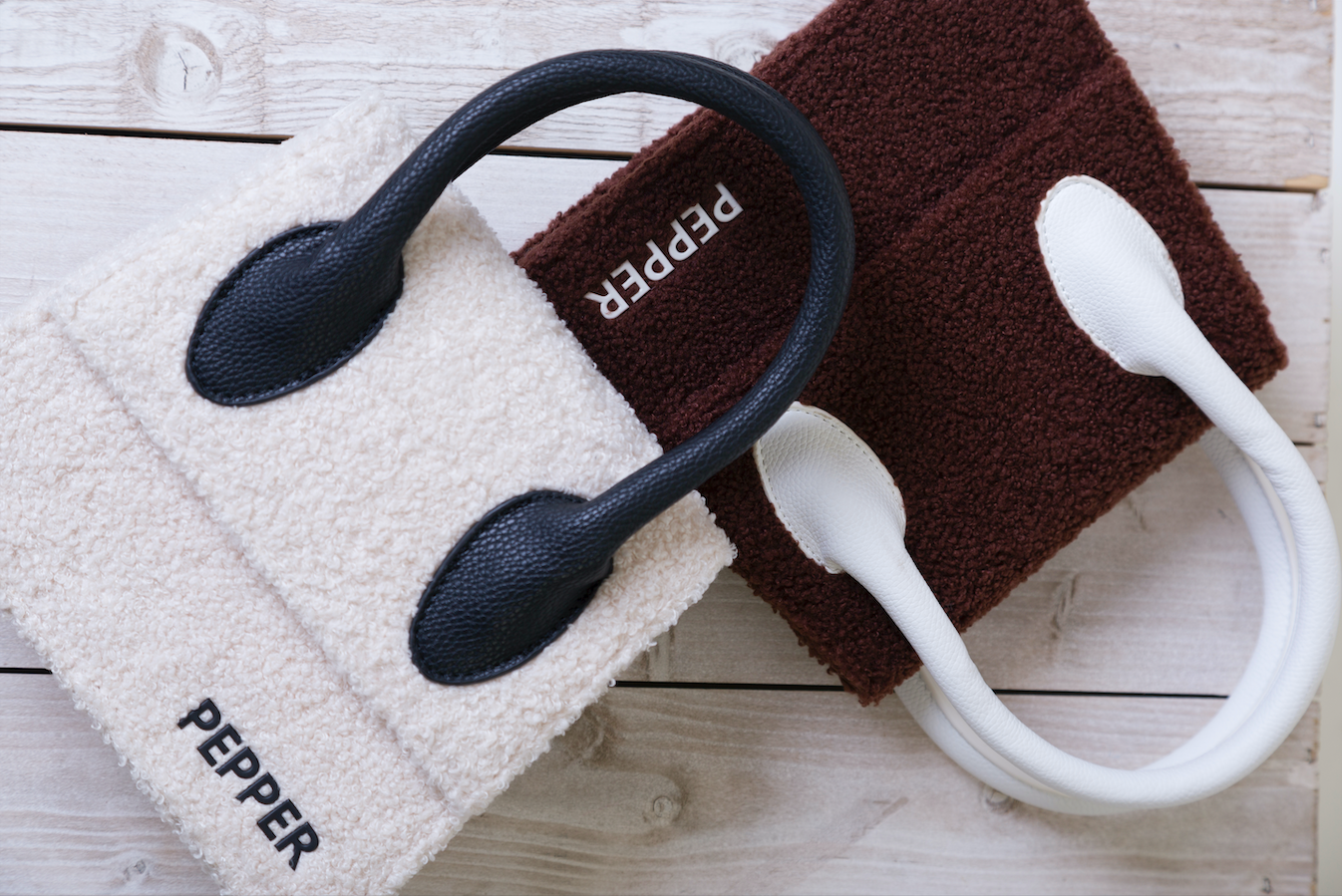 Teddy fabric on a handbag? Yeah, we did that.