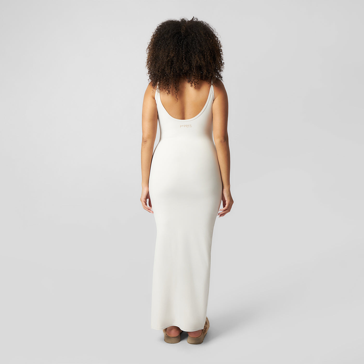 Pepper Girls Club Contouring Maxi Dress - Moonbeam