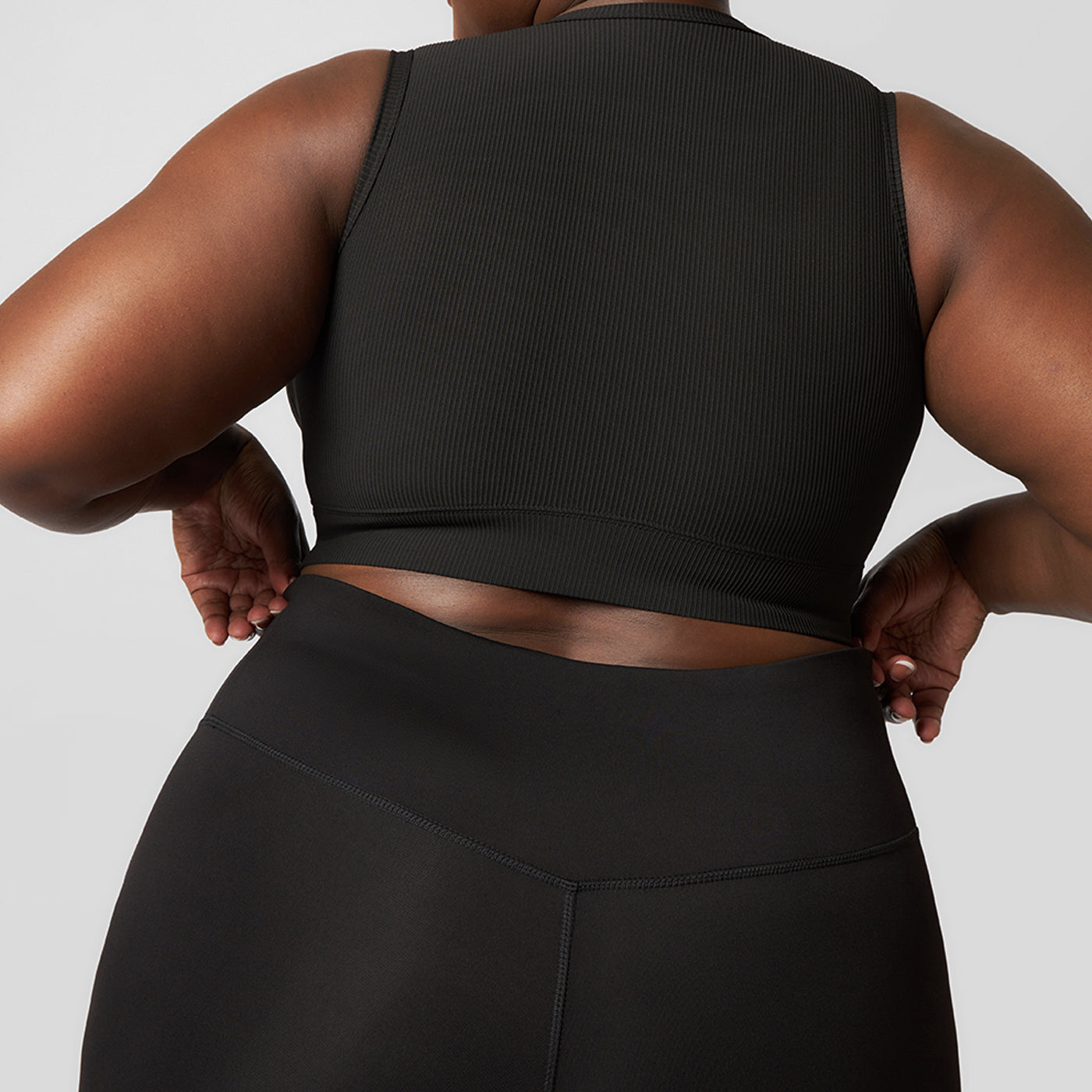 Pepper Girls Club Everyday Ribbed Sports Bra - Black