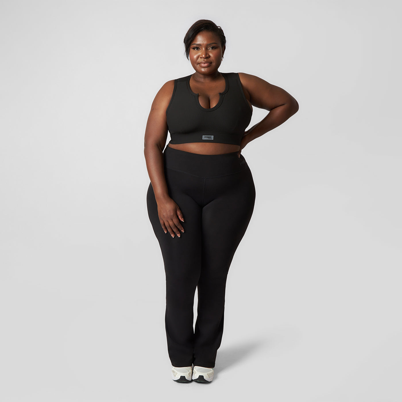 Pepper Girls Club Everyday Ribbed Sports Bra - Black