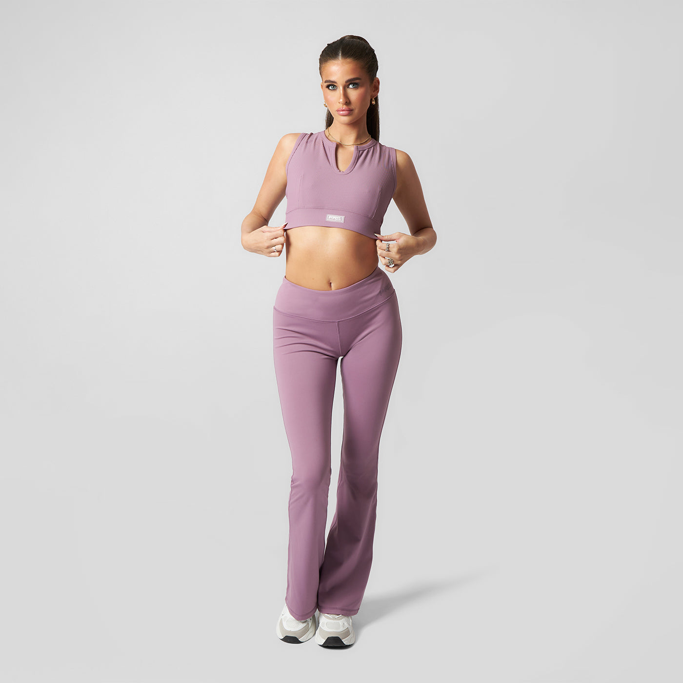 Pepper Girls Club Everyday Ribbed Sports Bra - Grape