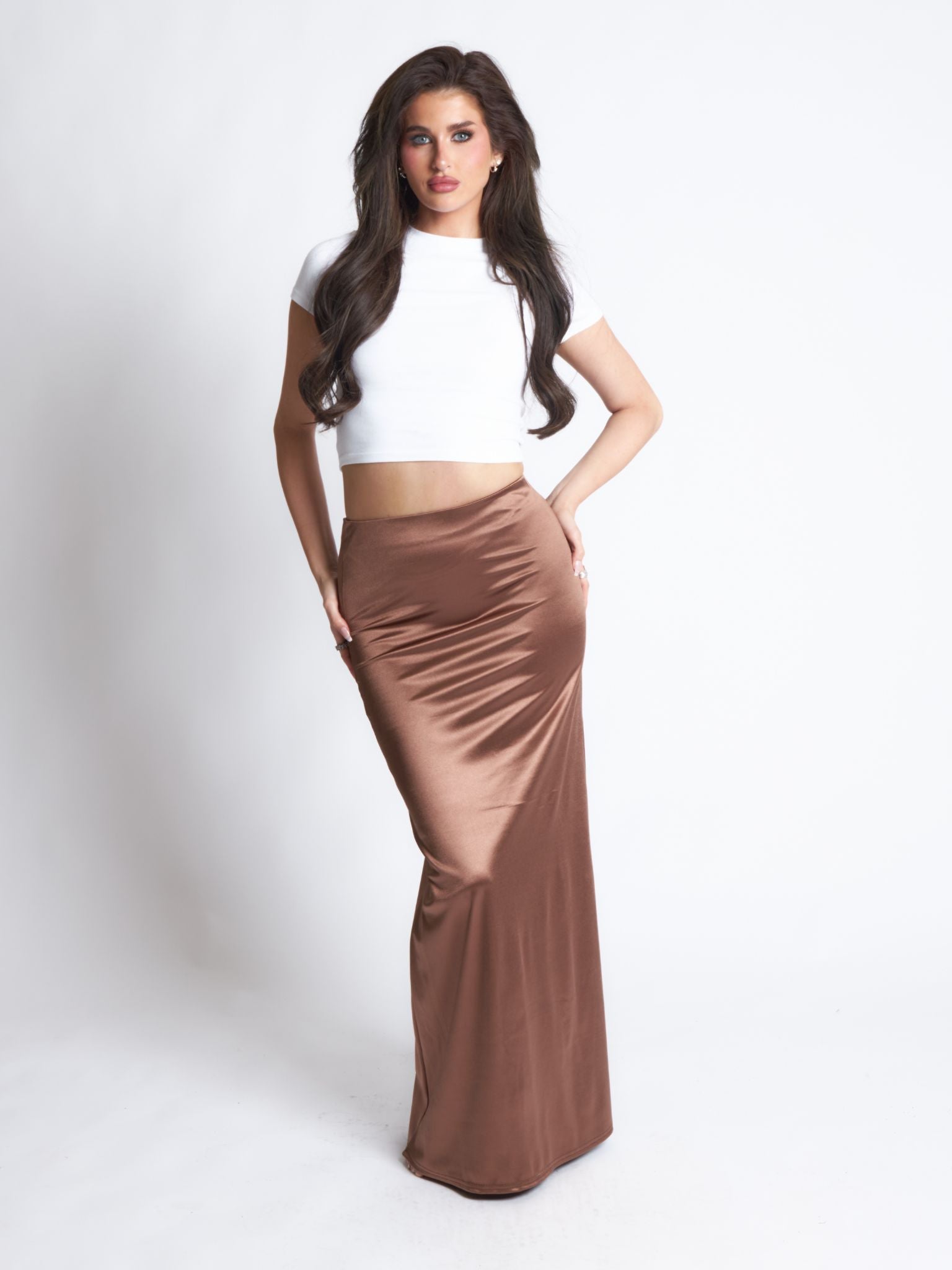 Pepper Girls Club Maxi Skirt - Latte