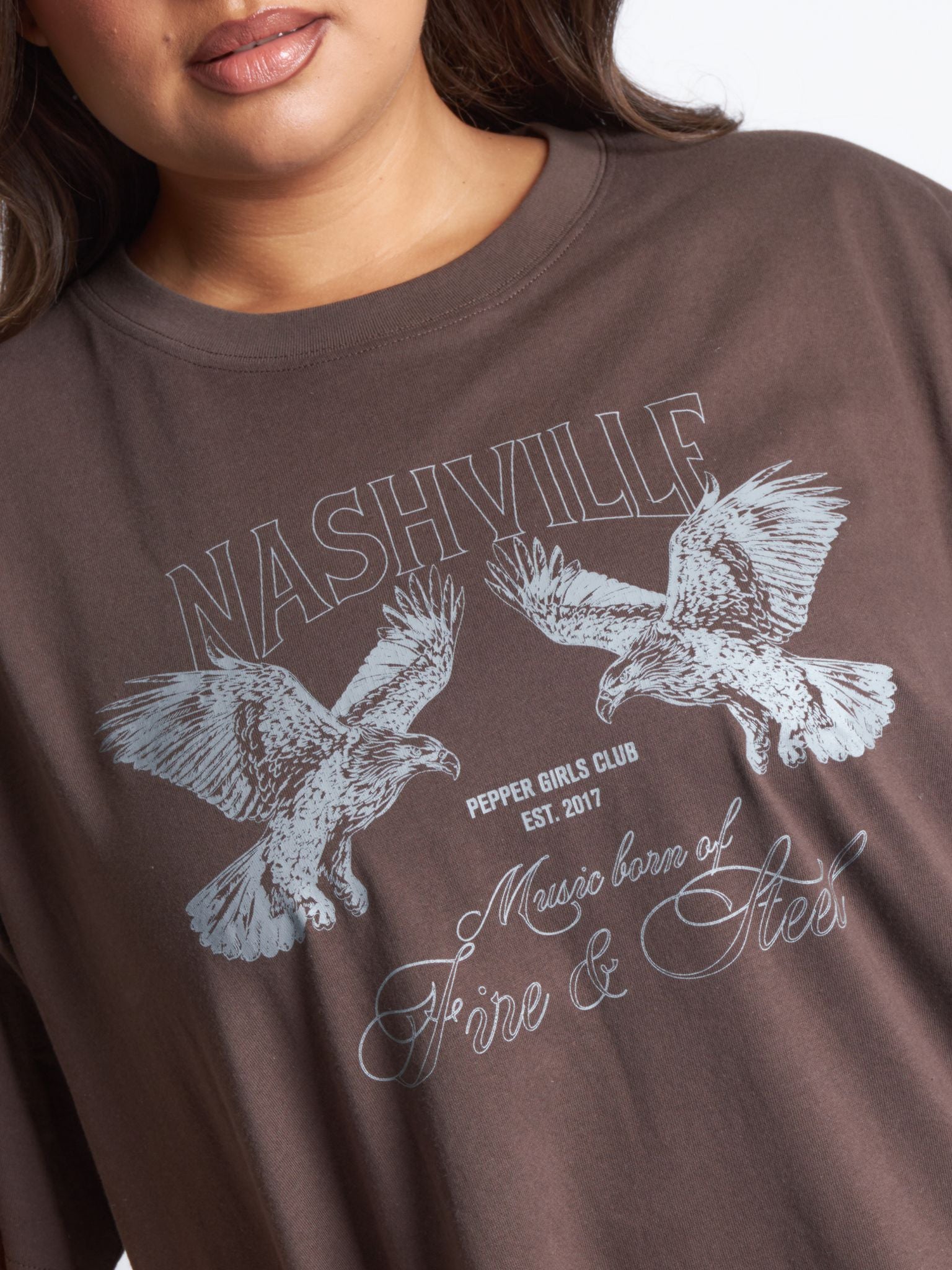 Pepper Girls Club Nashville Oversized T-Shirt