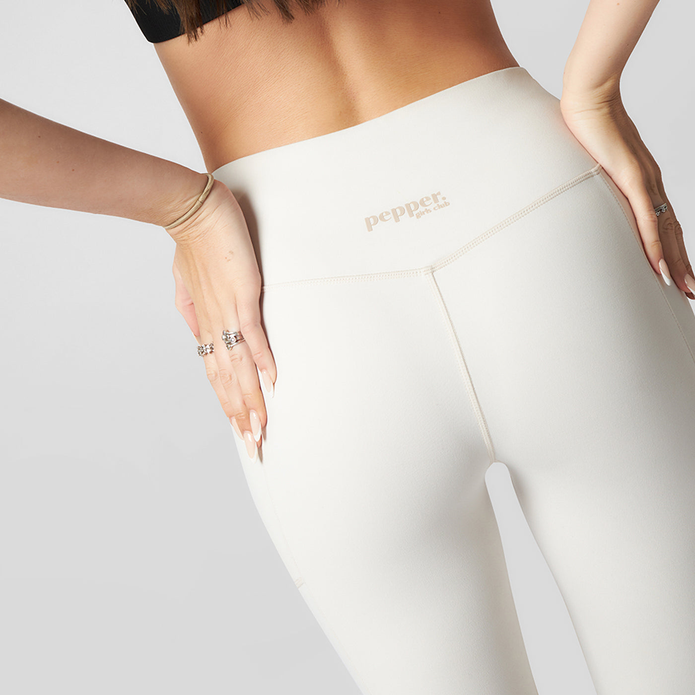 Pepper Girls Club Sculpting High Waisted Leggings - Moonbeam