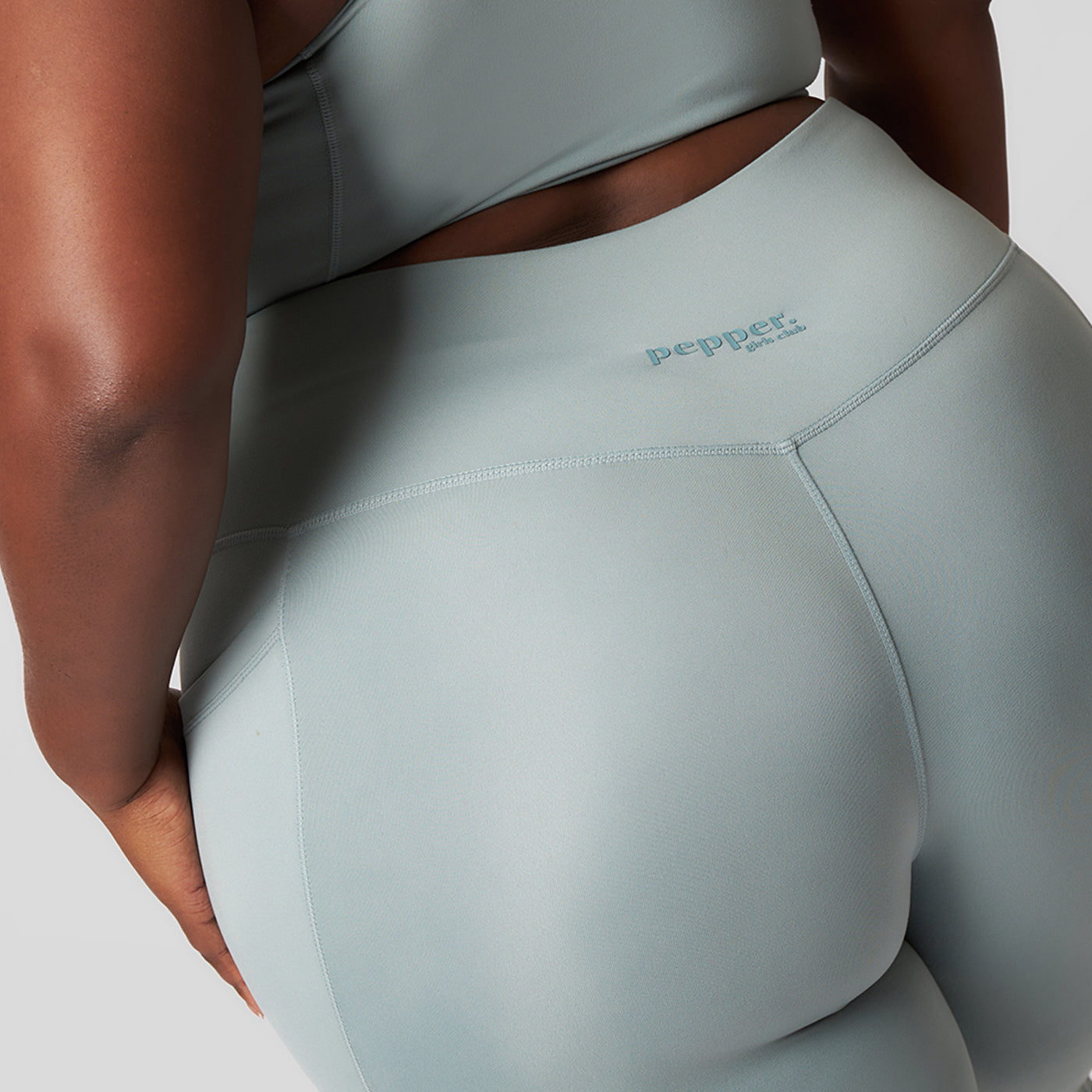 Pepper Girls Club Sculpting High Waisted Leggings - Sage