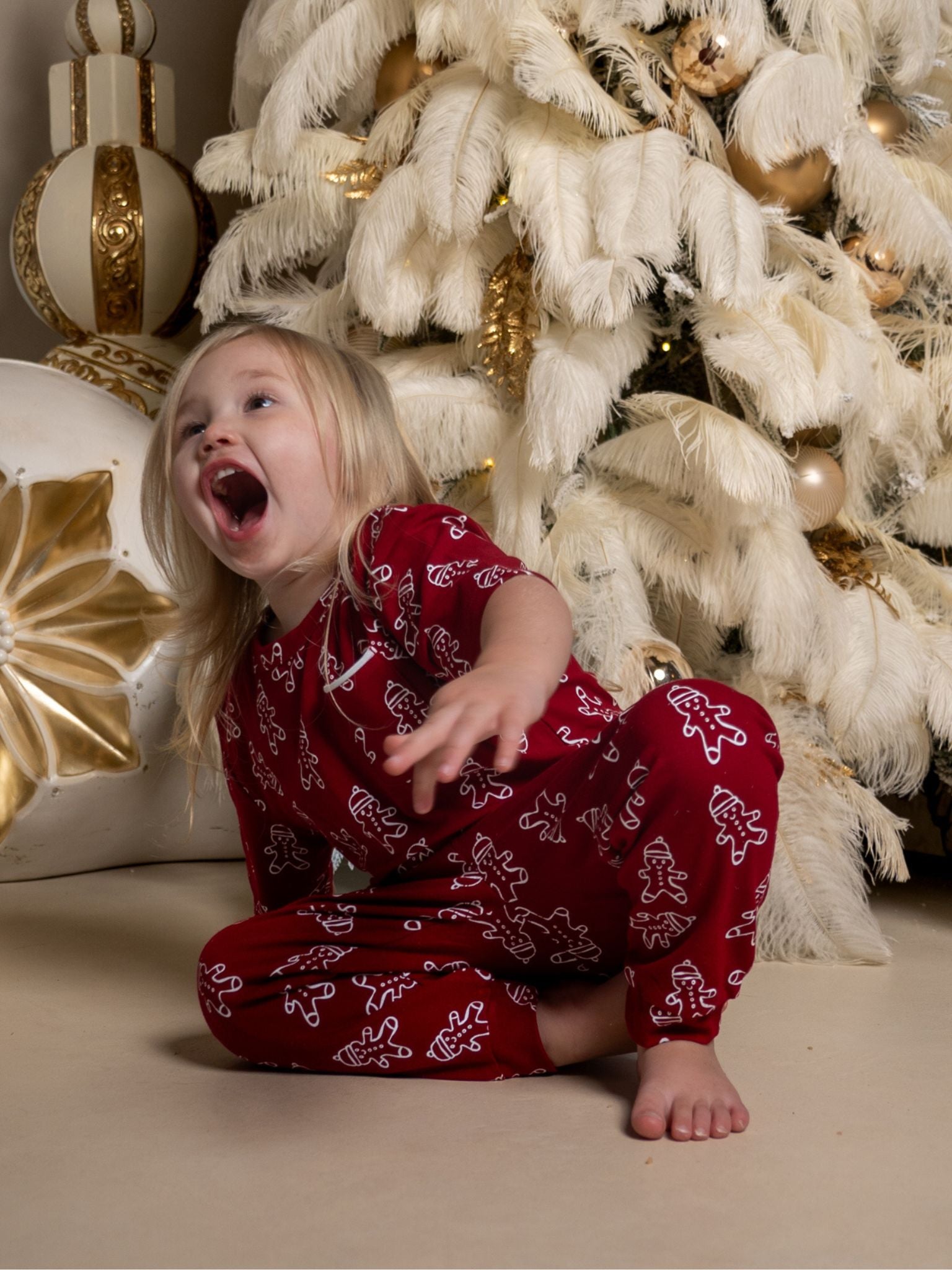 Pepper Girls Club Kids Gingerbread Print Pyjamas