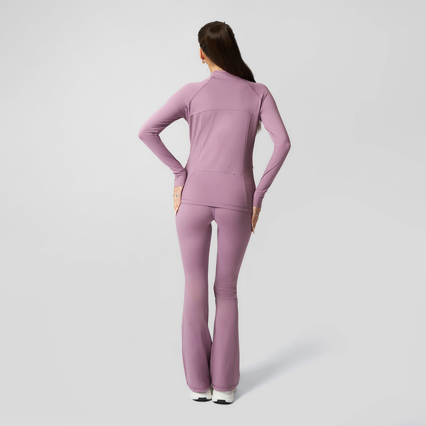 Pepper Girls Club Long Sleeved Zip Up - Grape