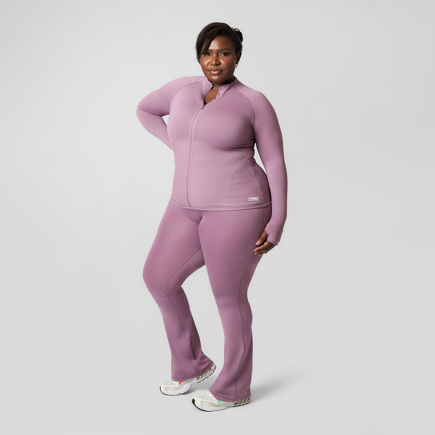 Pepper Girls Club Long Sleeved Zip Up - Grape