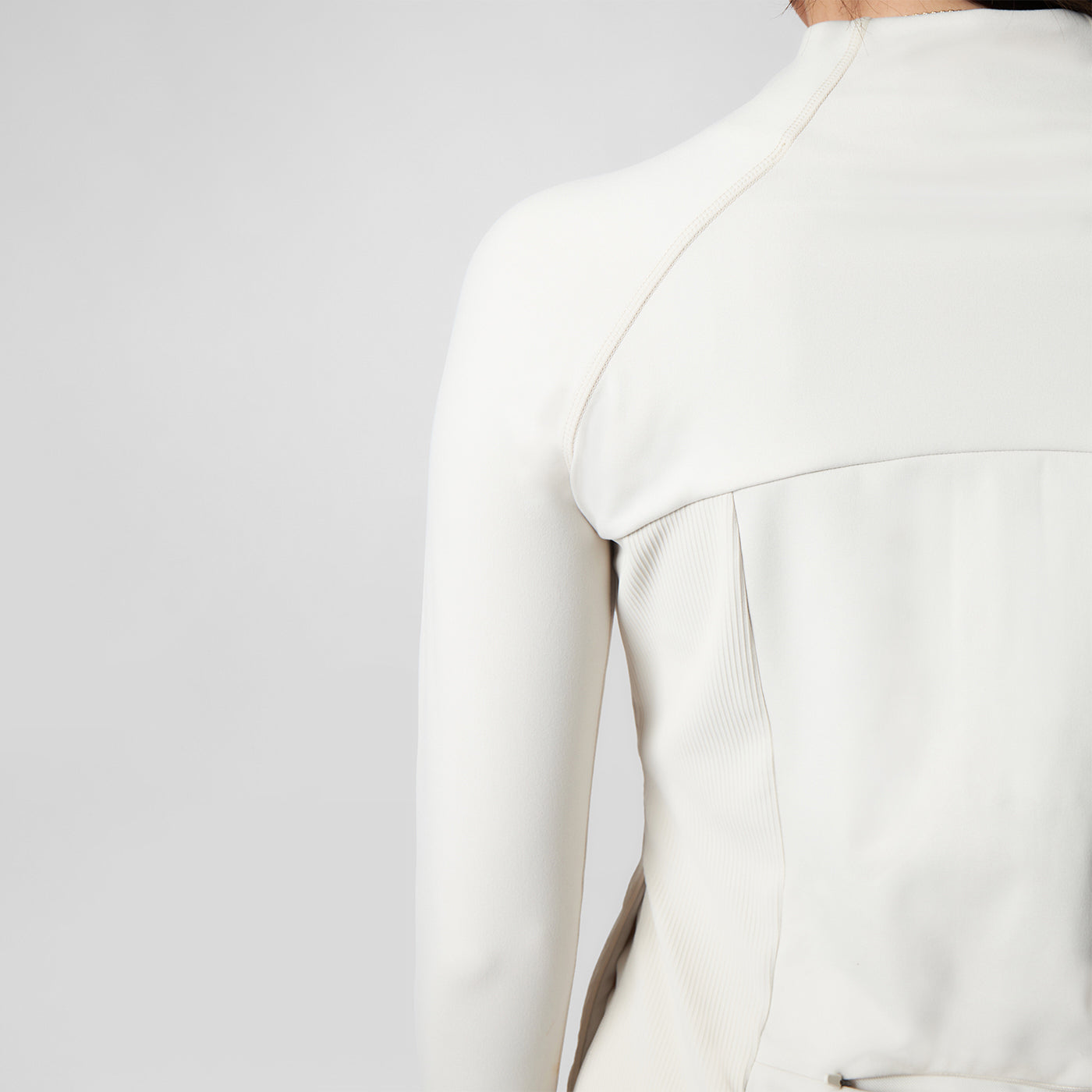 Pepper Girls Club Long Sleeved Zip Up - Moonbeam