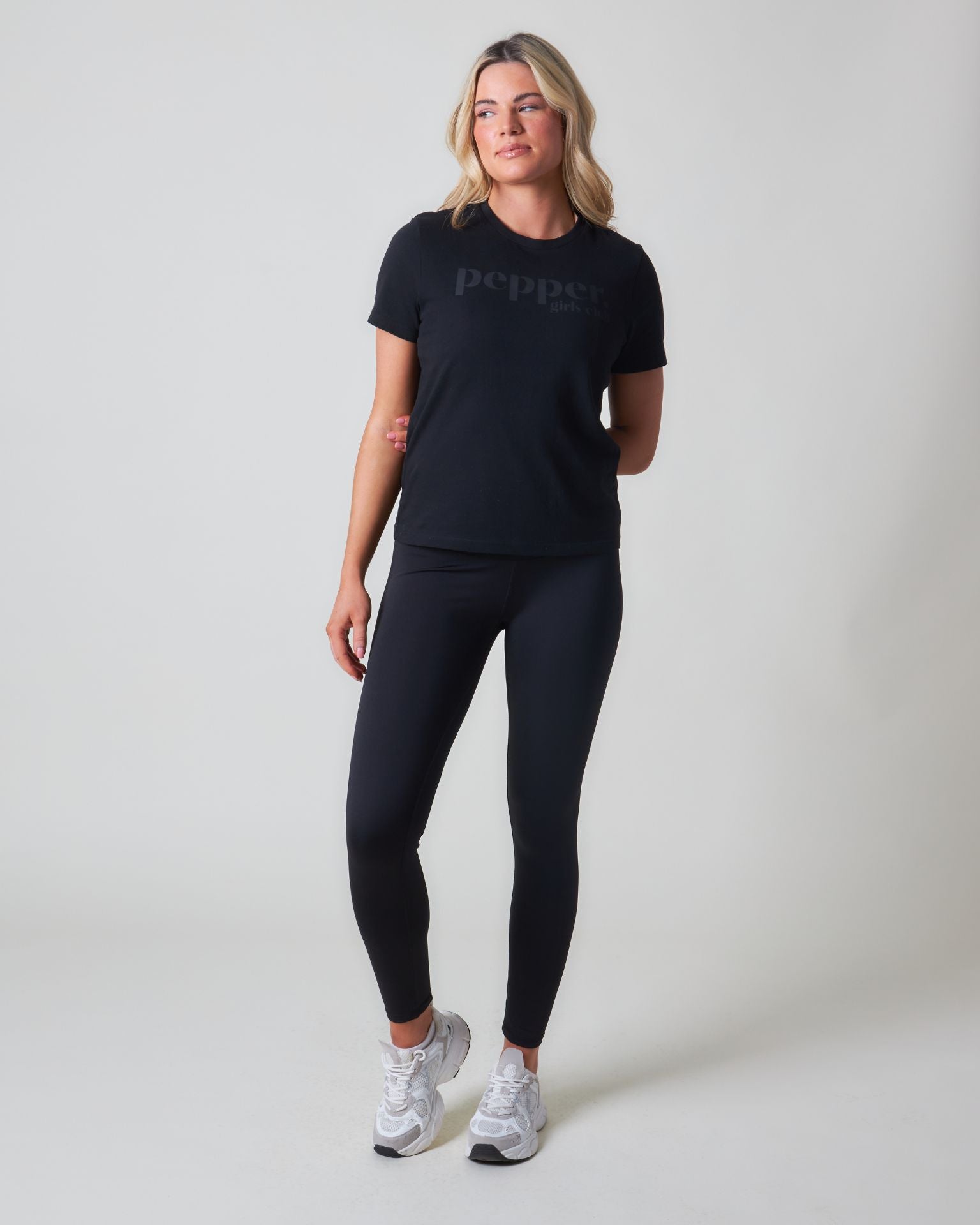 Pepper Core Fitted T-Shirt - Black