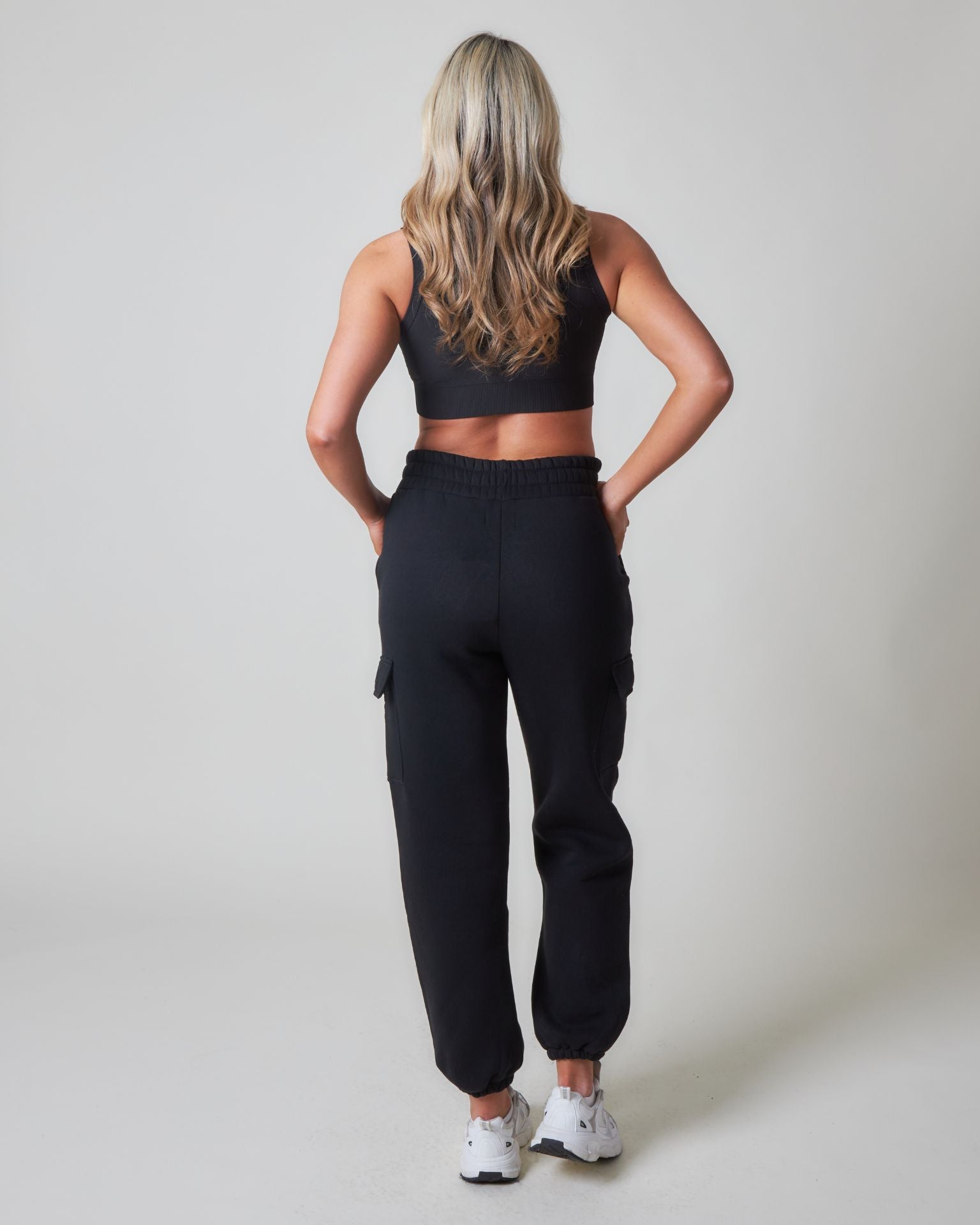 Pepper Girls Club Core Cargo Joggers - Black