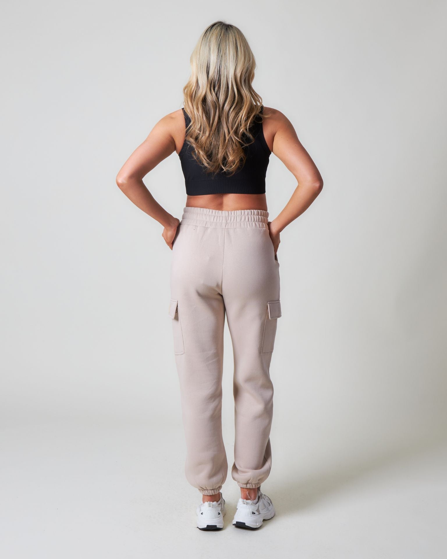 Pepper Girls Club Core Cargo Joggers - Hazelnut