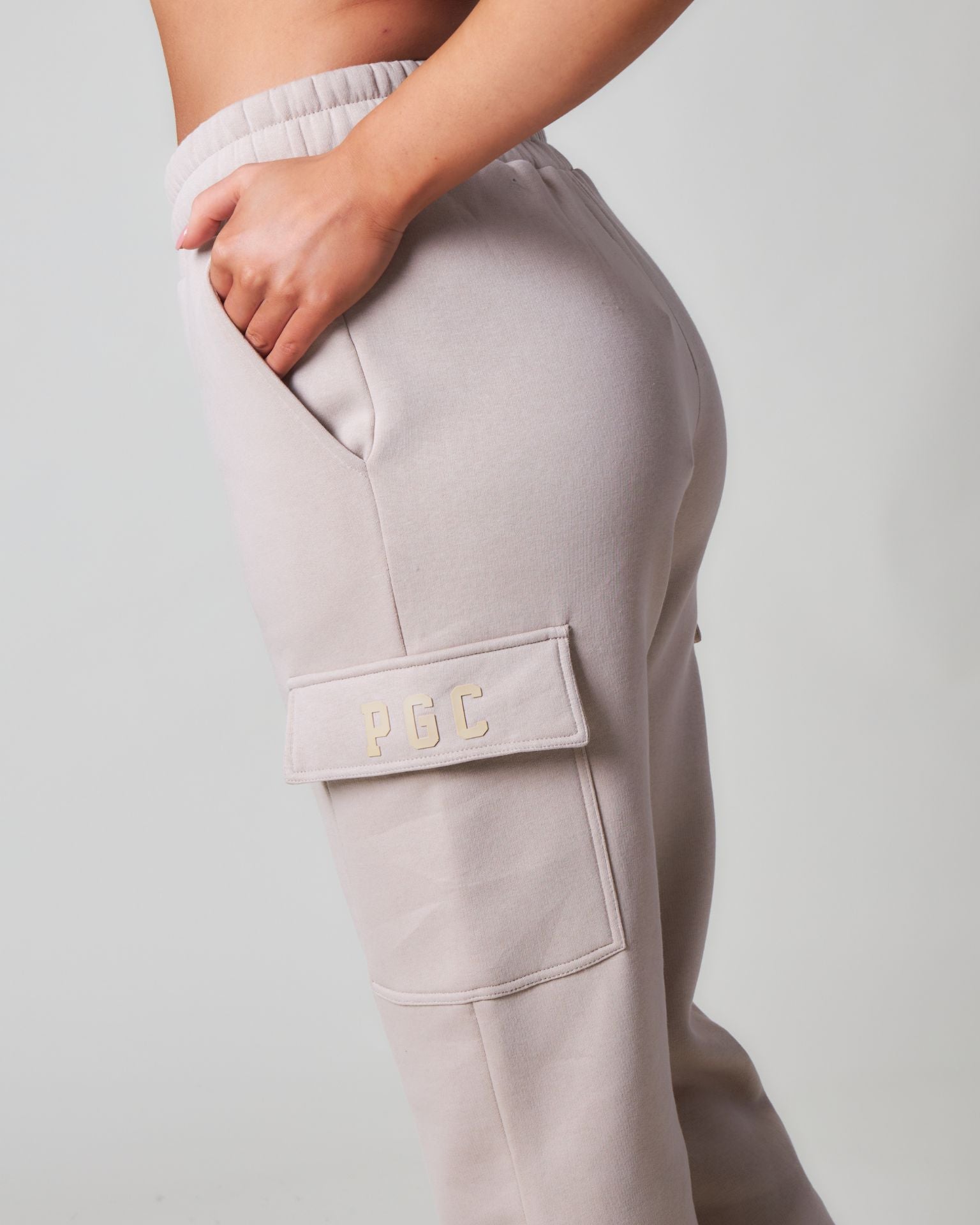 Pepper Girls Club Core Cargo Joggers - Hazelnut