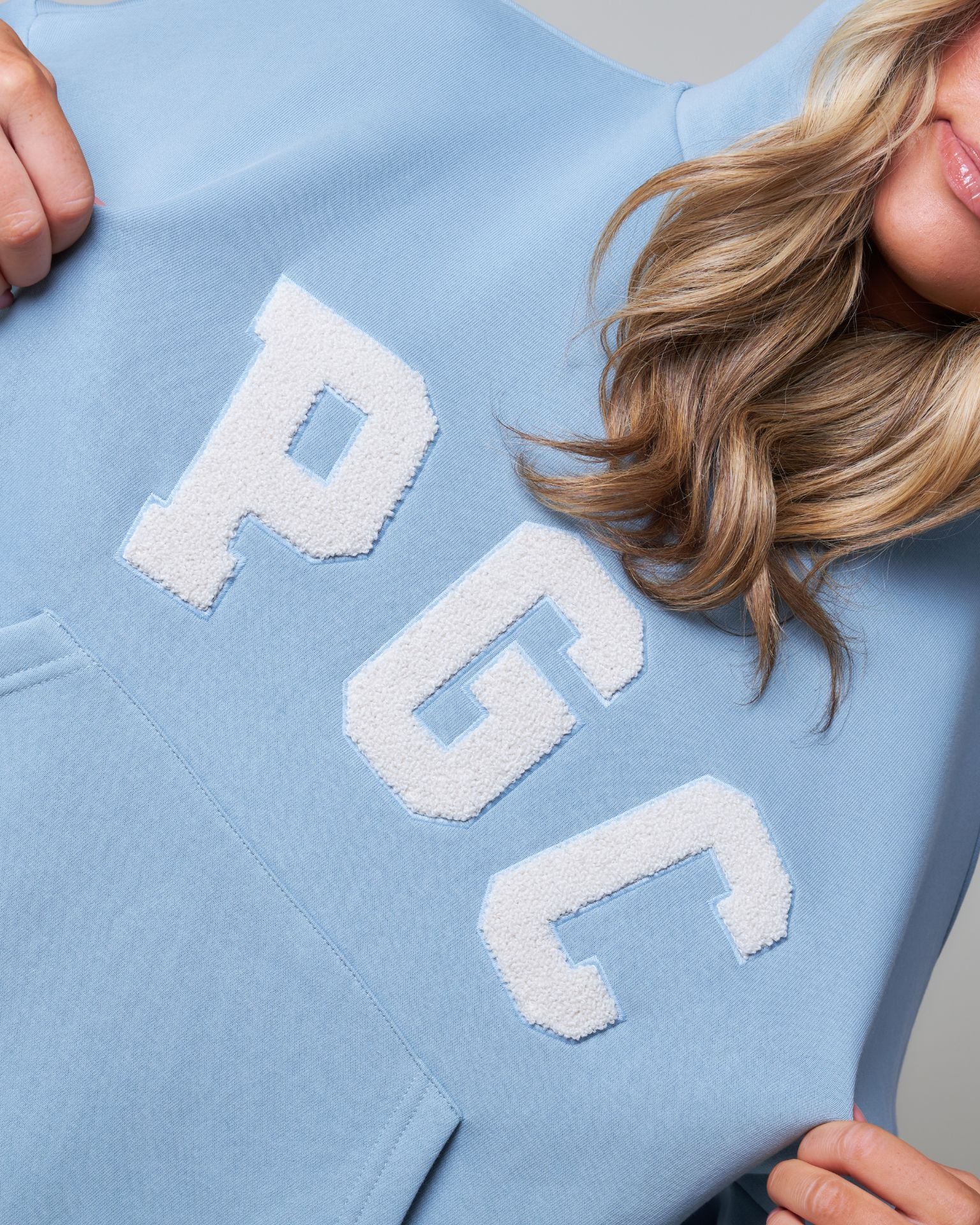 Pepper Girls Club Core PGC Hoodie - Dusty Blue