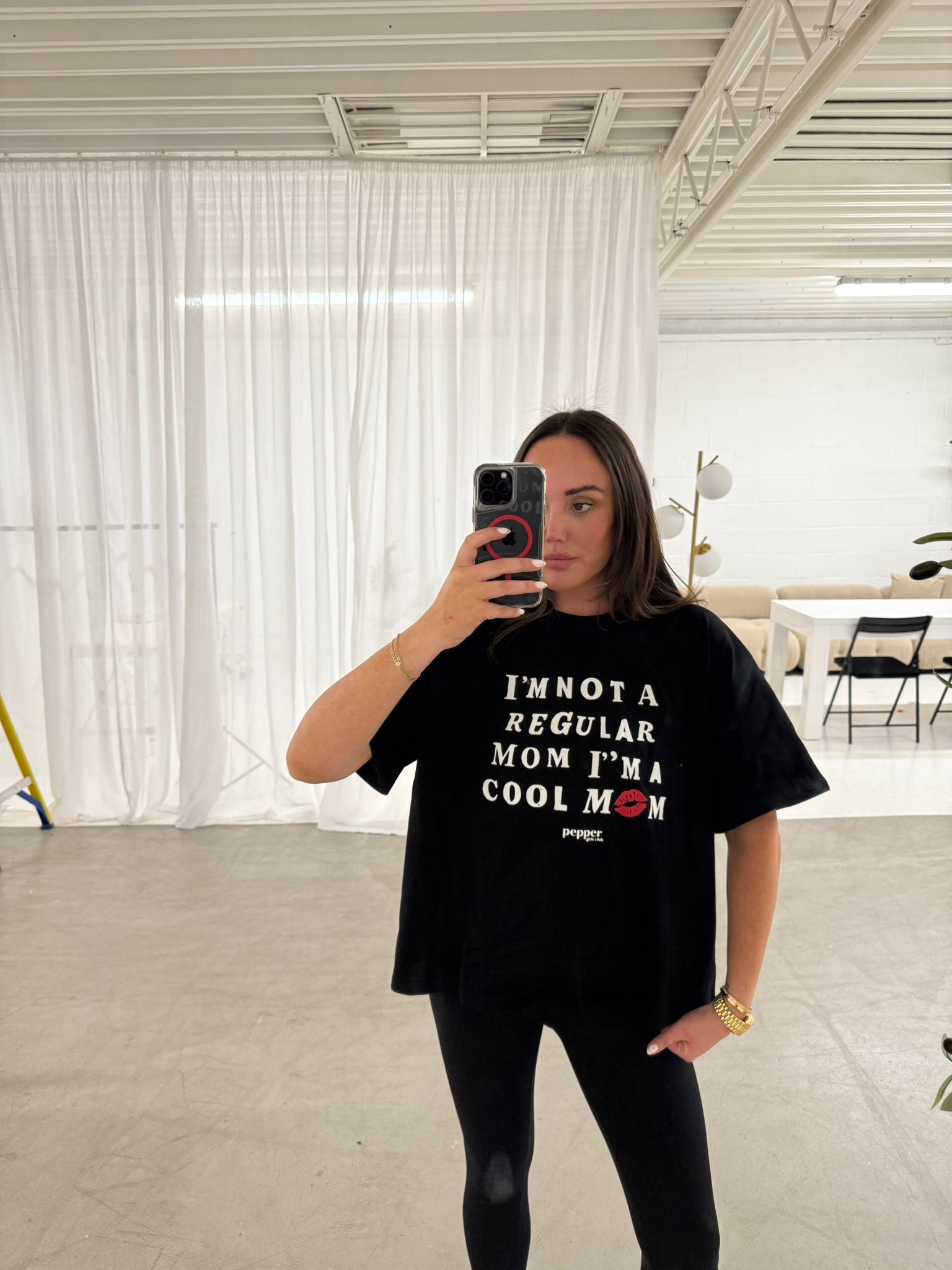 Cool Mom T-Shirt Black