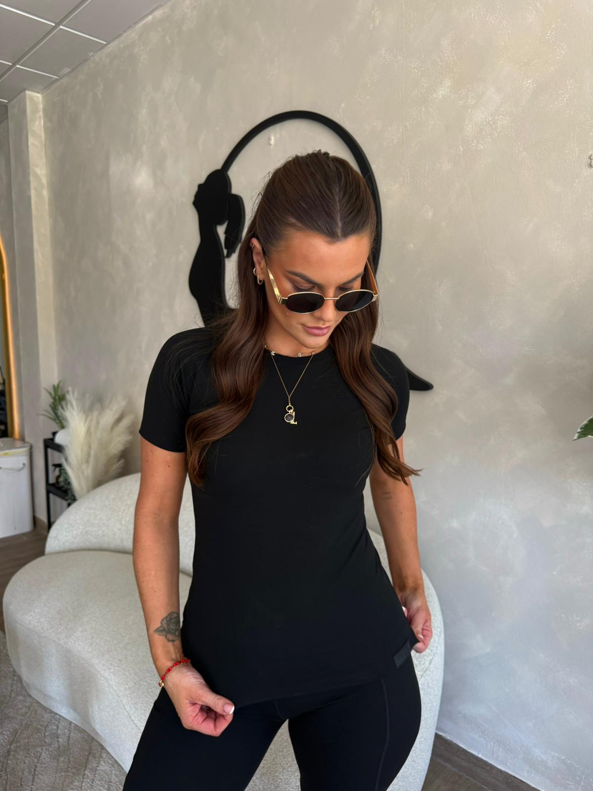 Sculpting Tee - Black