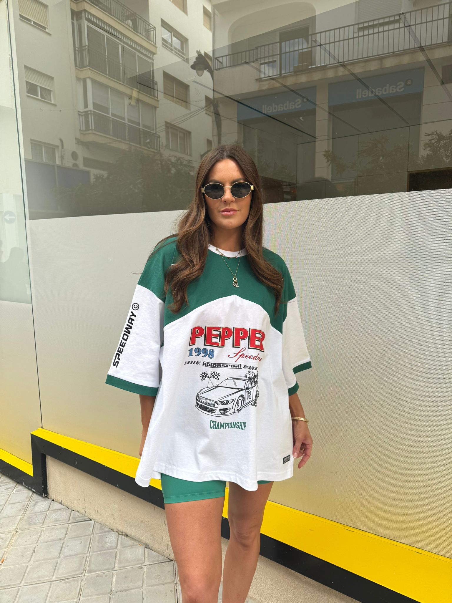 Green Racer Tee