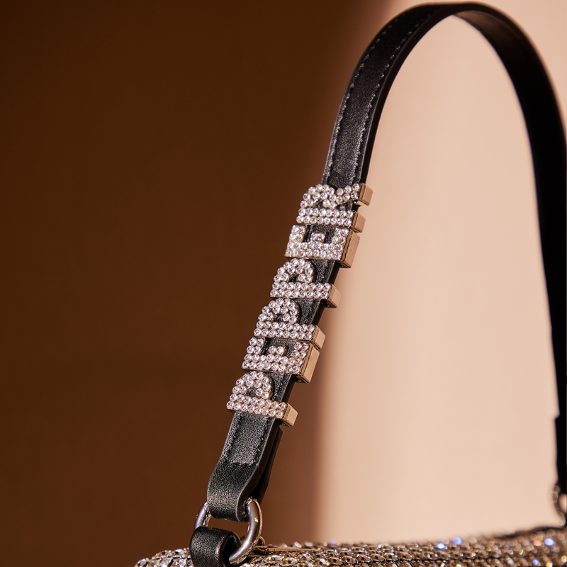 Diamante on sale silver bag