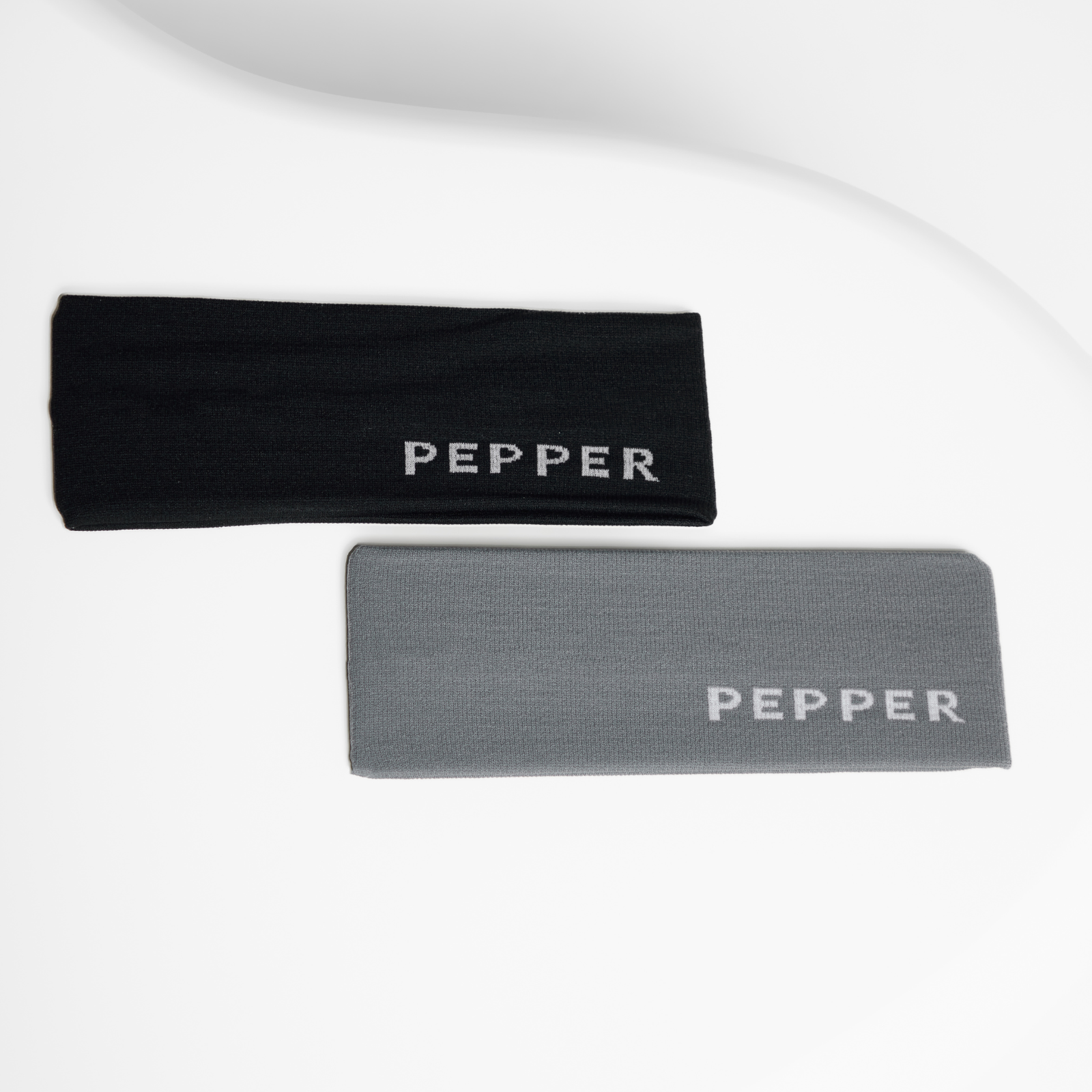 Pepper Headband Set: Black & Grey