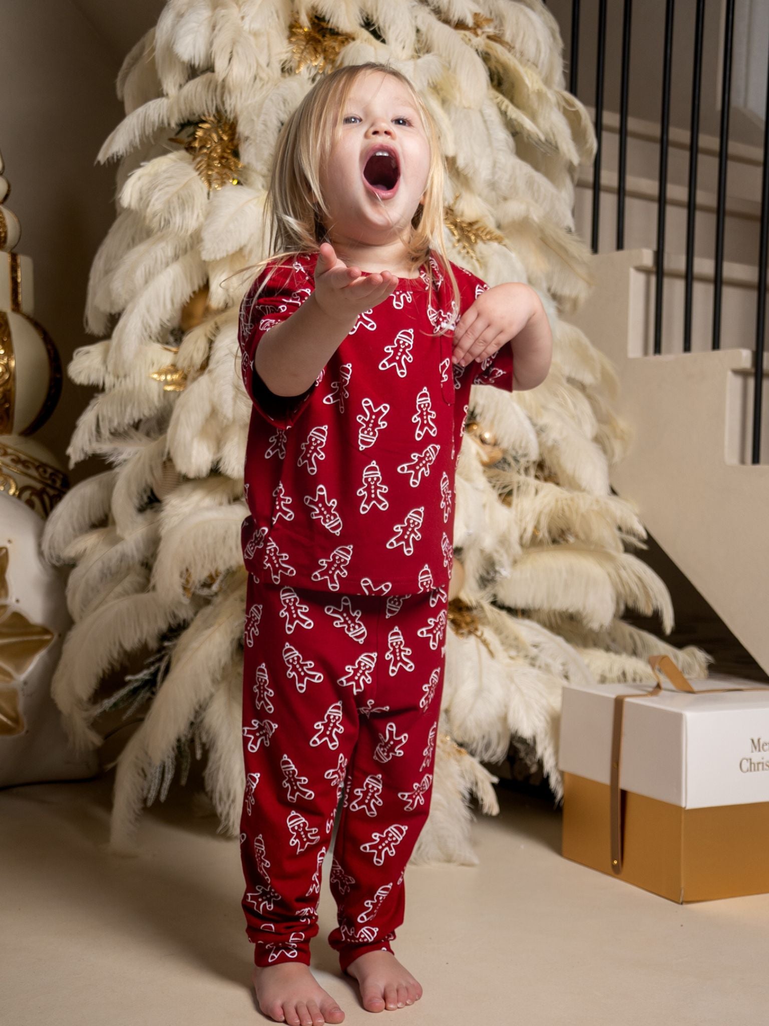 Pepper Girls Club Kids Gingerbread Print Pyjamas