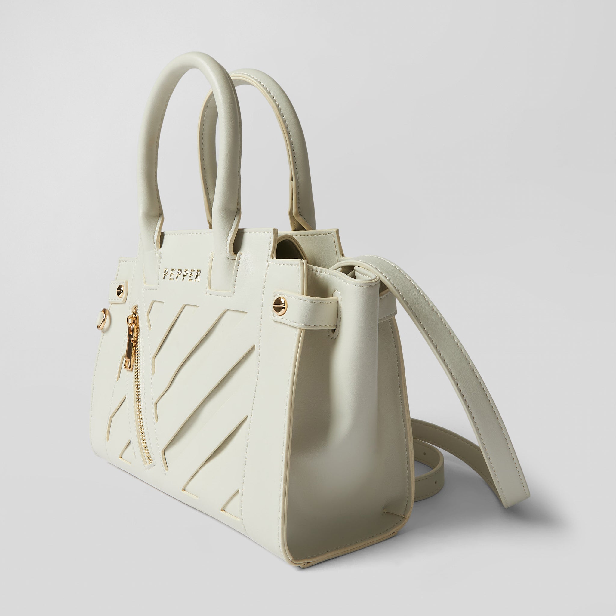 Pepper Girls Club - The City Girl Tote Bag - White