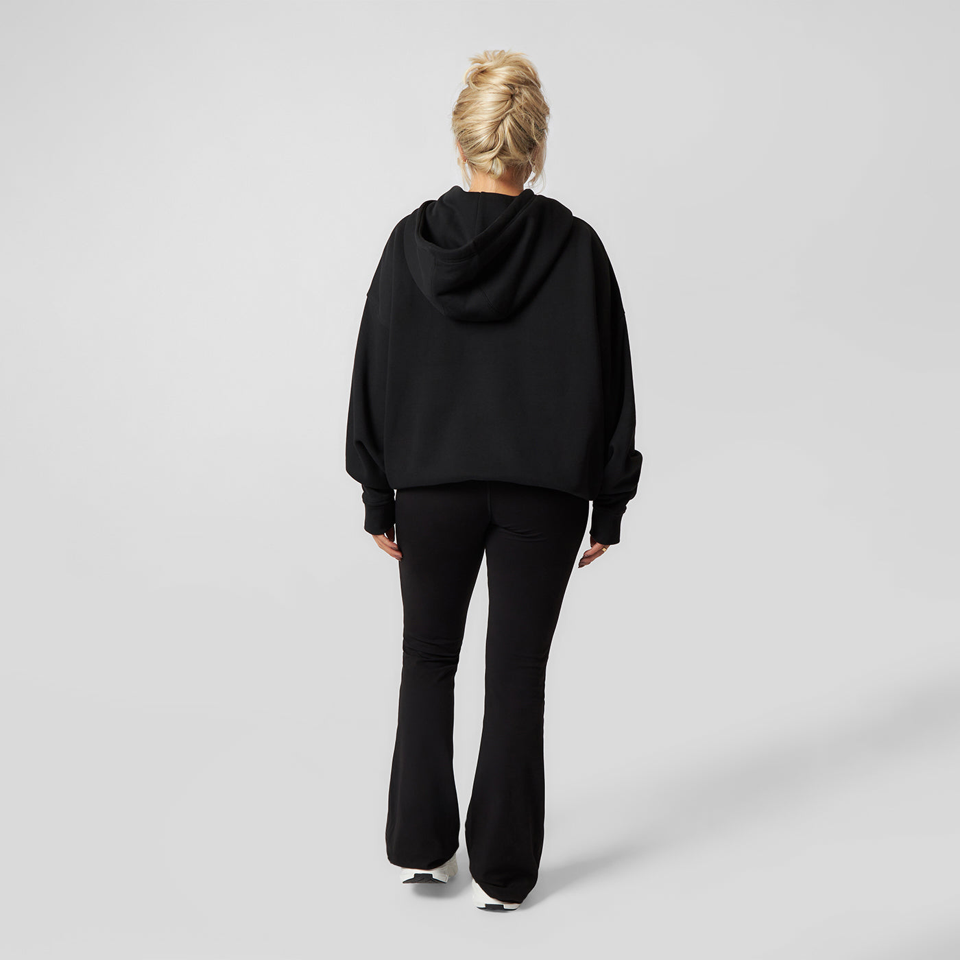 Pepper Girls Club Classic Oversized Hoodie - Black