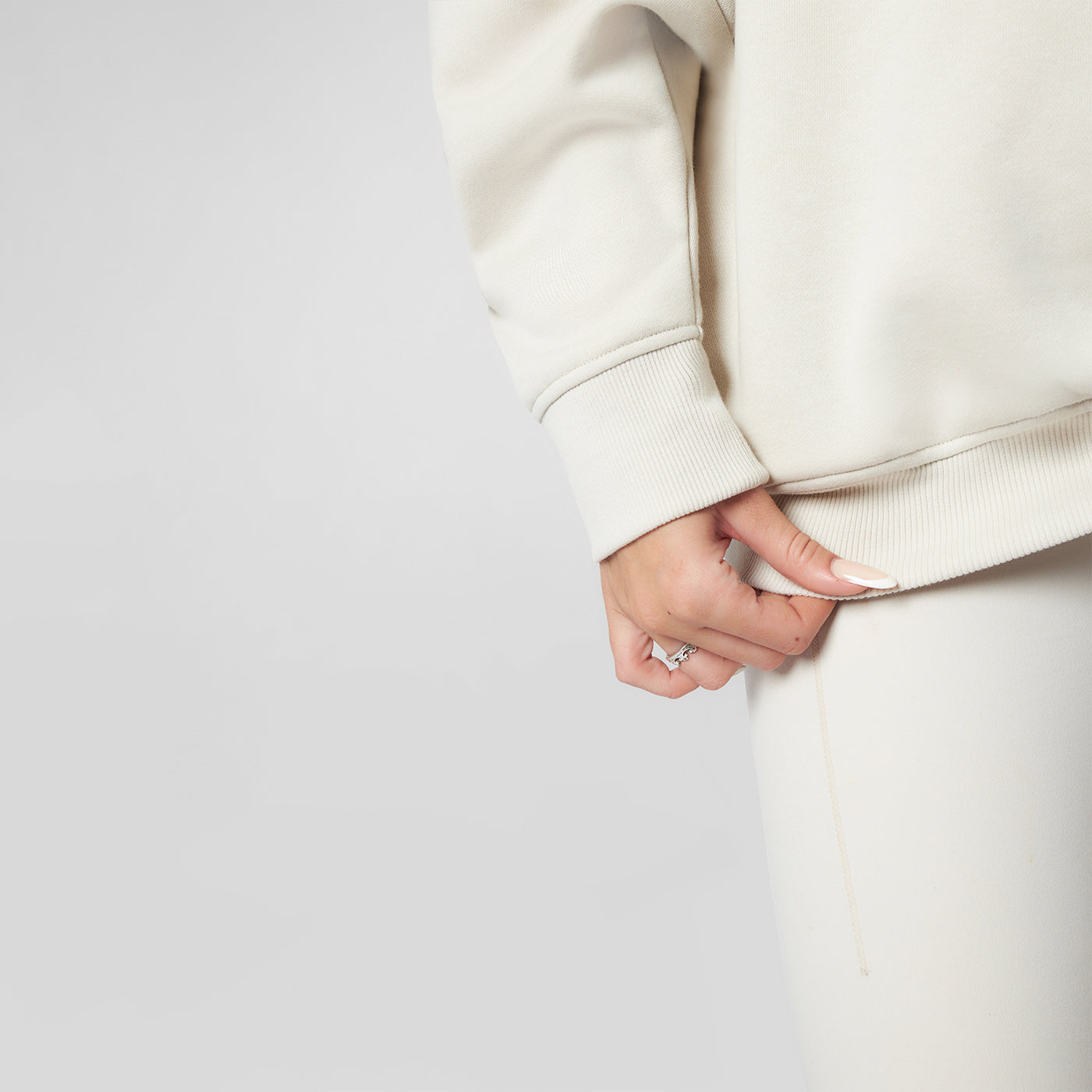 Pepper Girls Club Classic Oversized Hoodie - Moonbeam