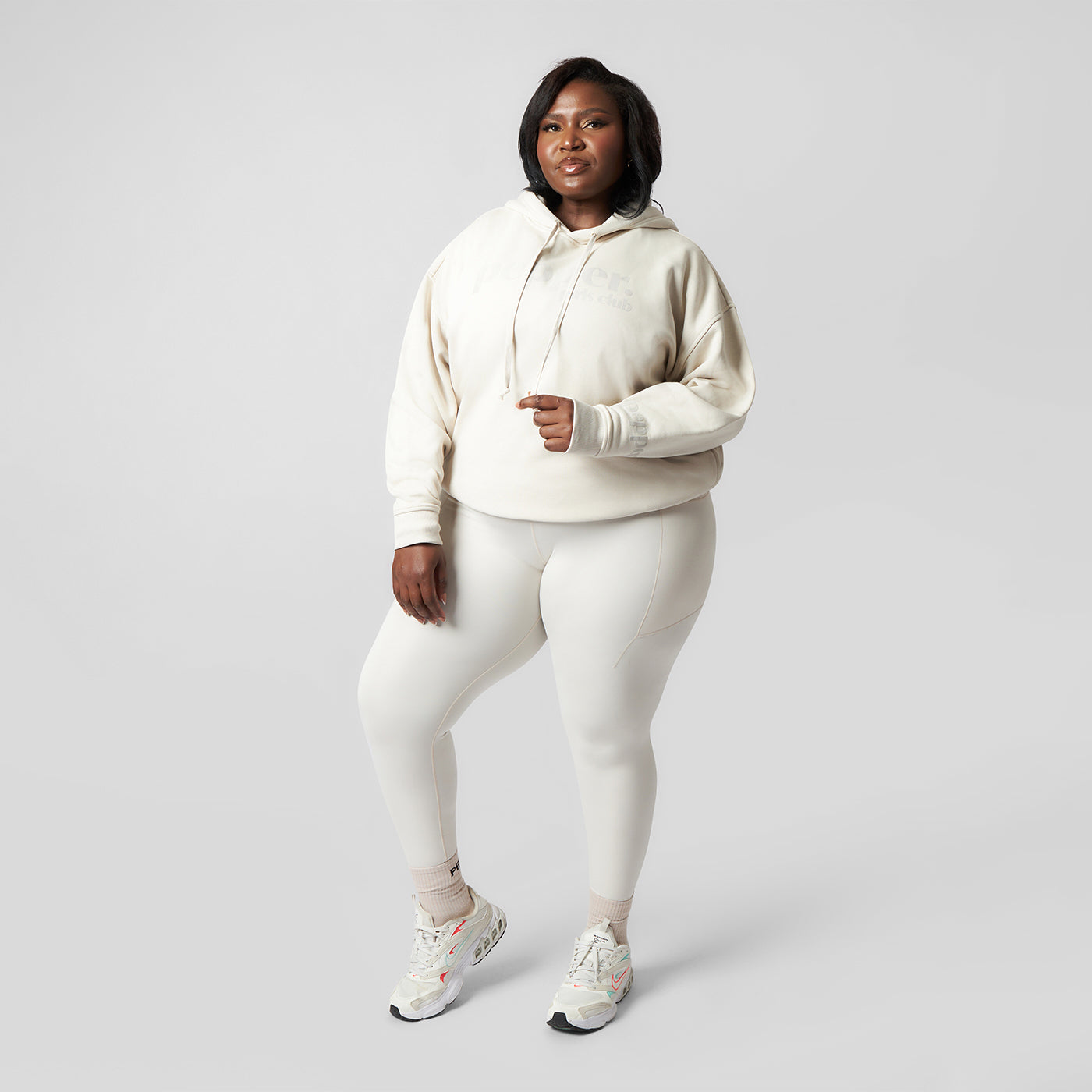 Pepper Girls Club Classic Oversized Hoodie - Moonbeam