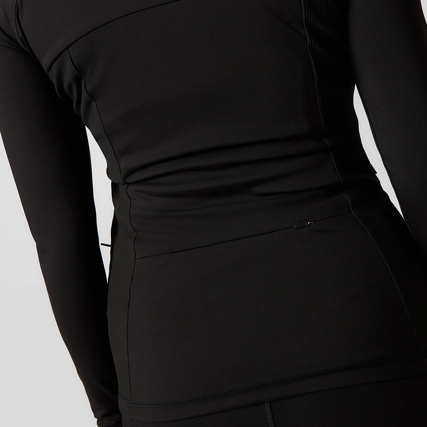Pepper Girls Club Long Sleeved Sculpting Zip Up - Black
