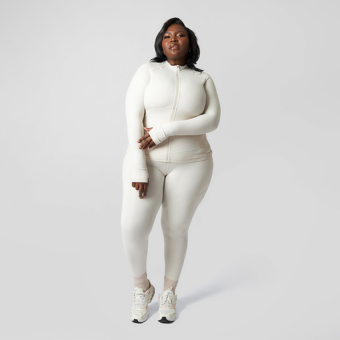 Pepper Girls Club Long Sleeved Zip Up - Moonbeam