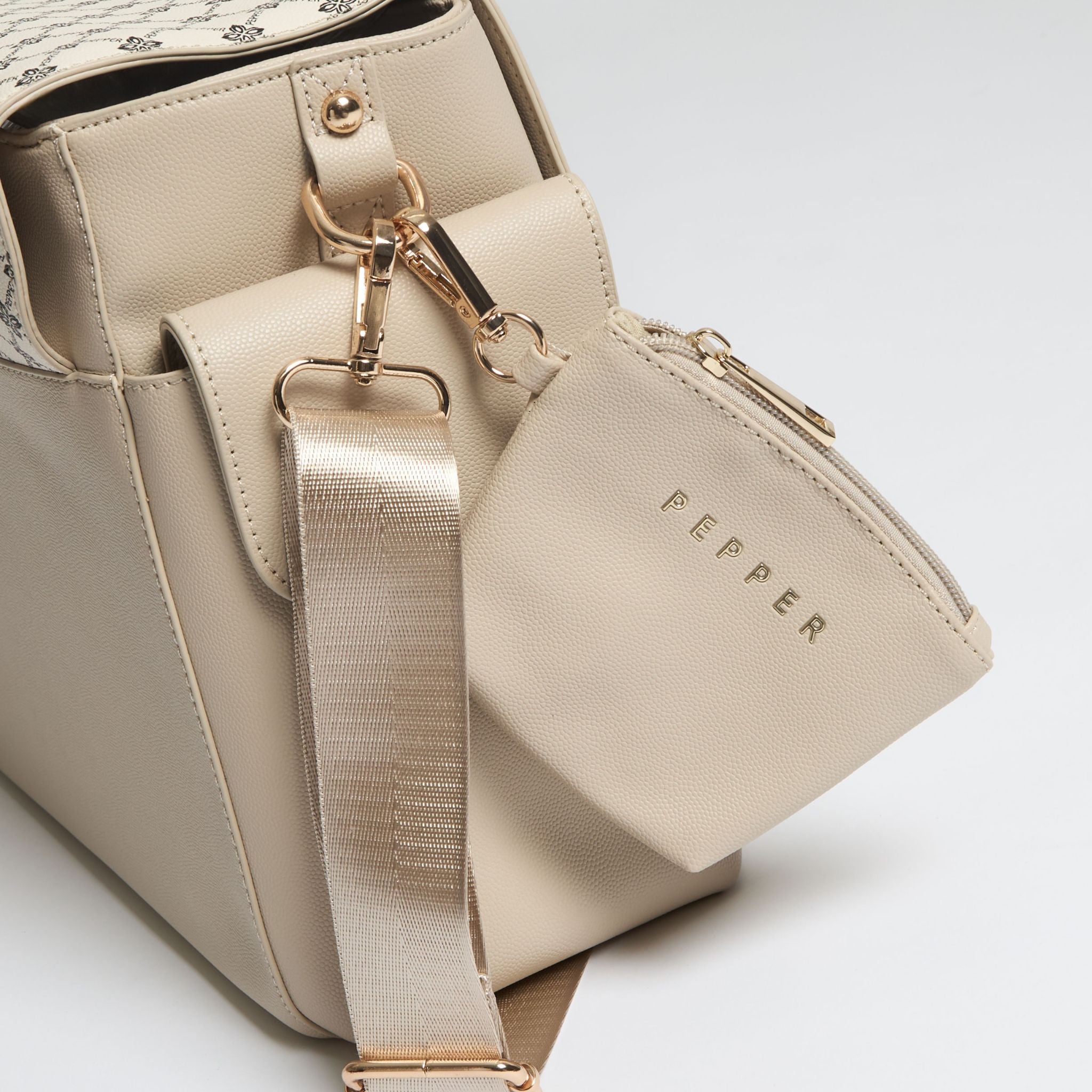 Pepper Girls Club Baby Changing Bag - Cream