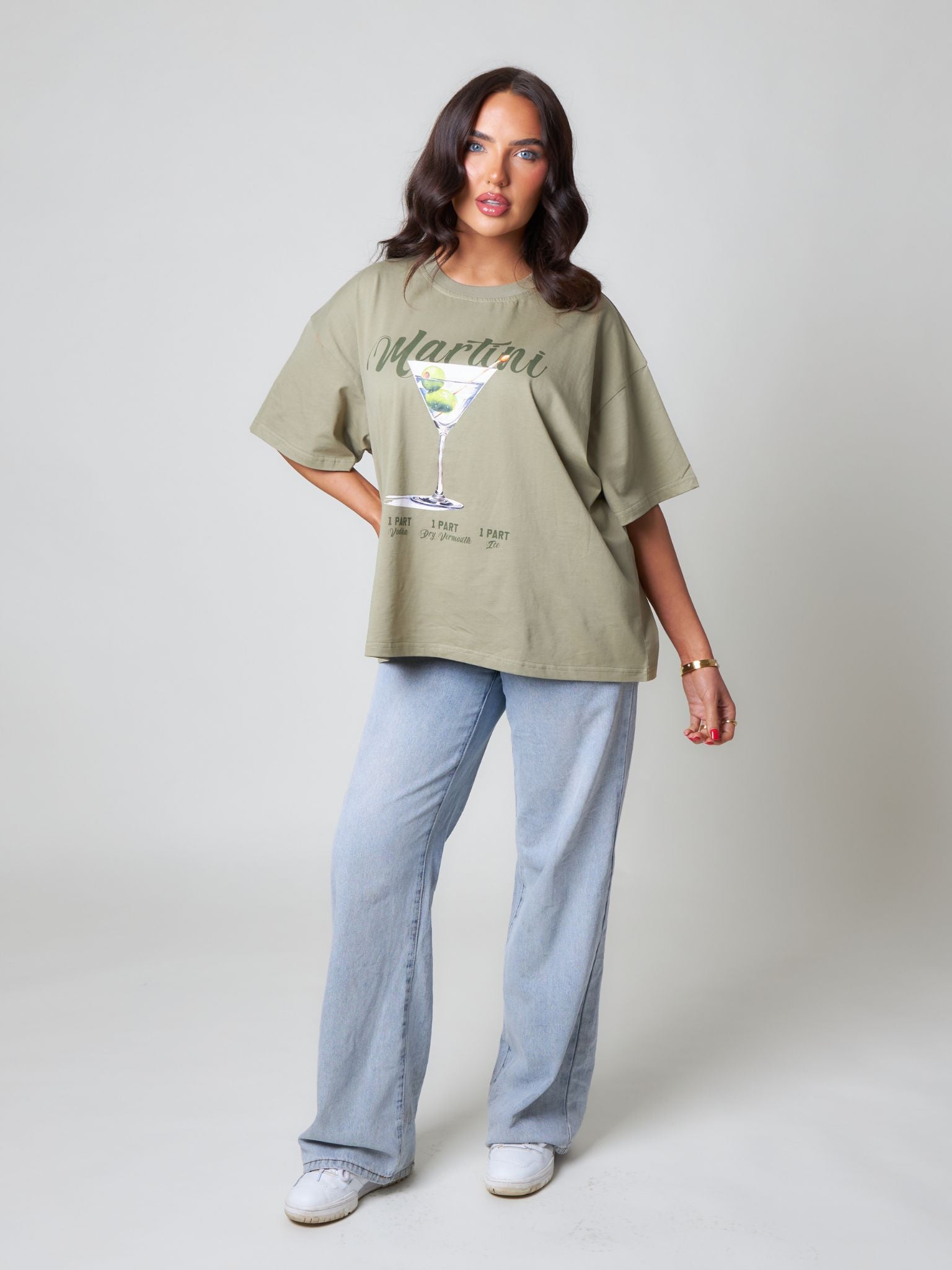Pepper Girls Club Martini Oversized T-Shirt