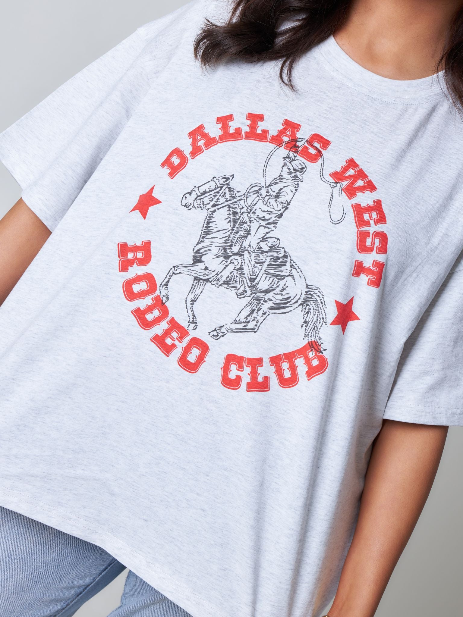 Pepper Girls Club Rodeo Club Oversized T-Shirt