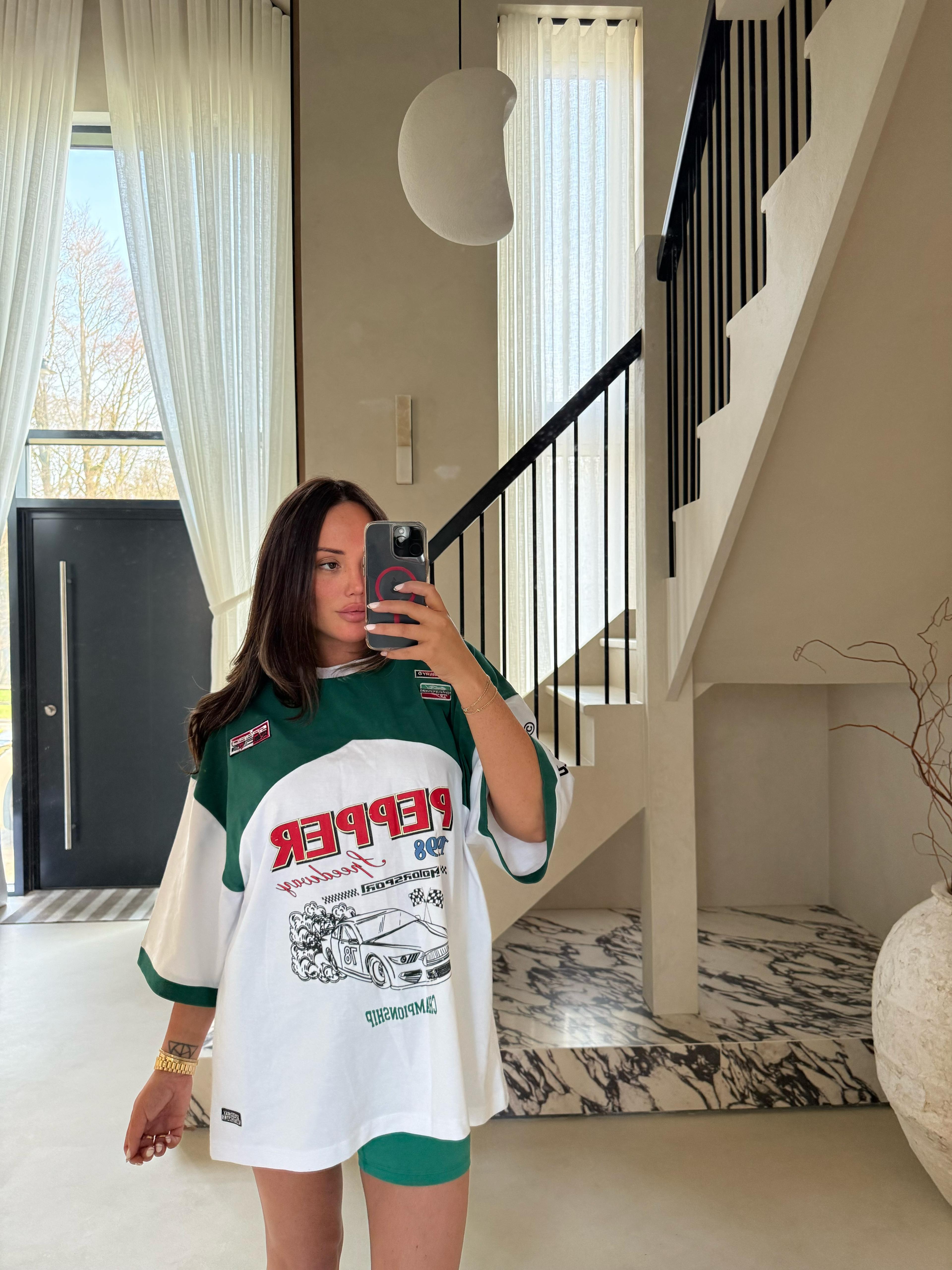 Green Racer Tee