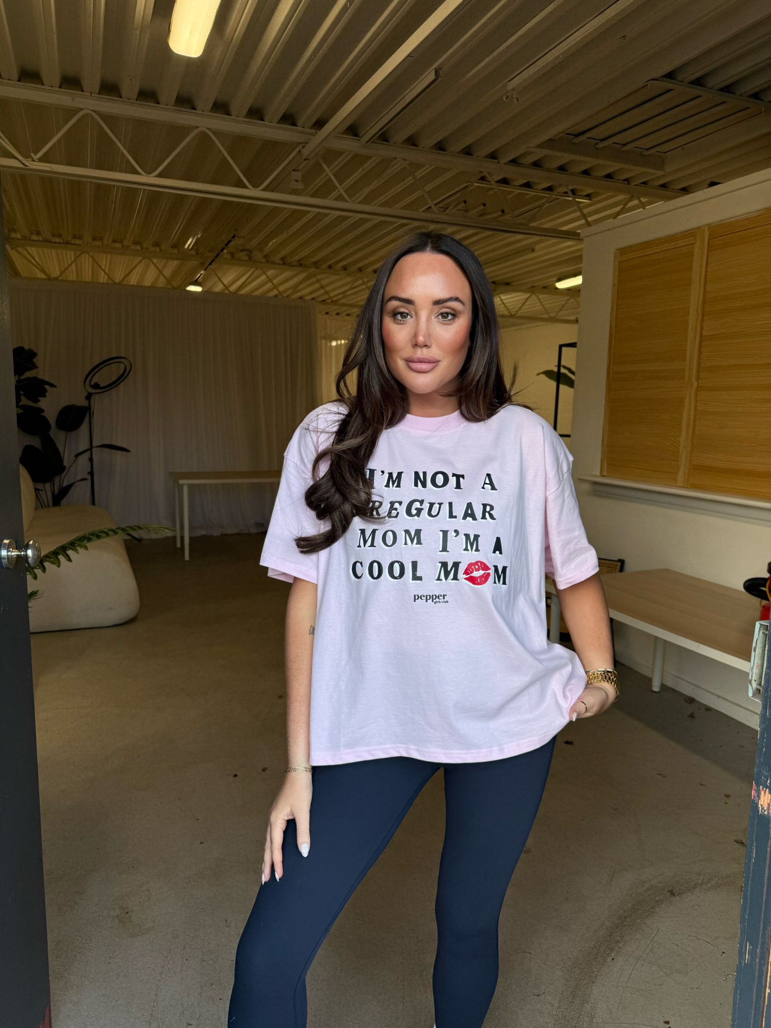Cool Mom T-Shirt Pink