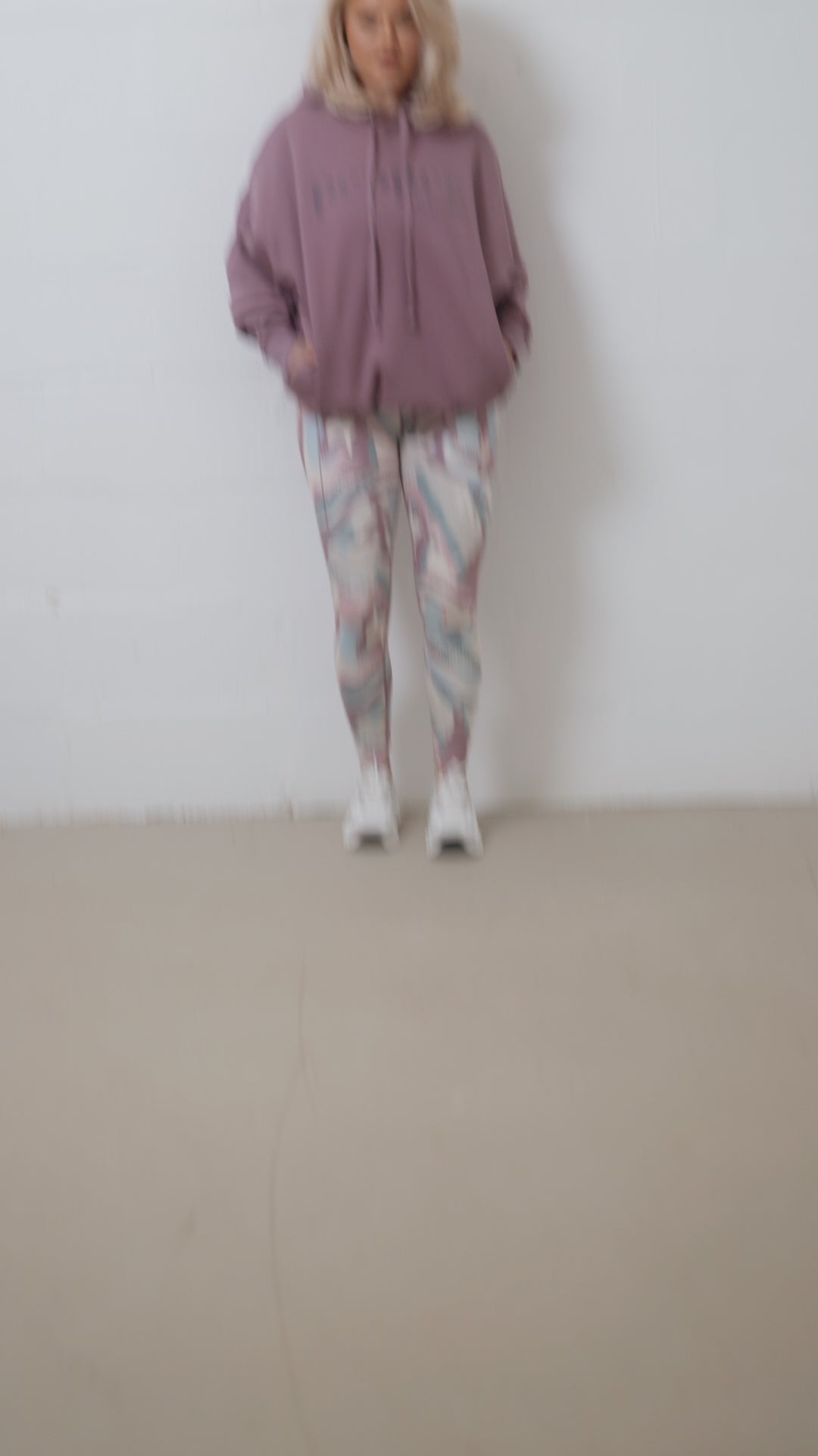 Pepper Girls Club Classic Oversized Hoodie - Grape - Video
