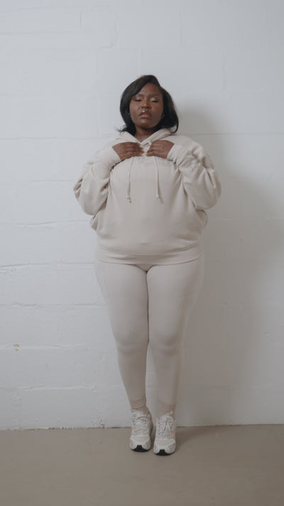 Pepper Girls Club Classic Oversized Hoodie - Moonbeam - Video
