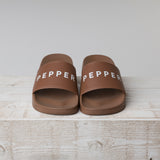 Pepper Sliders in Brown